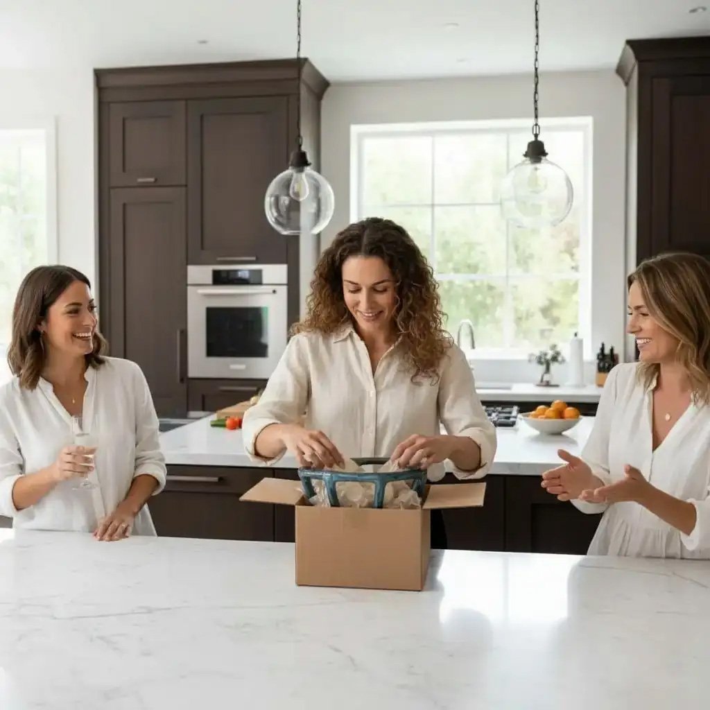 Art Deco Seramik Sepet