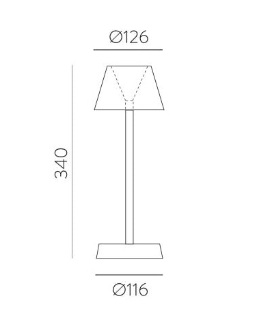 Asahi Masa Lambasi 1l Black Ø11x34 Cm Led 7w 3000k