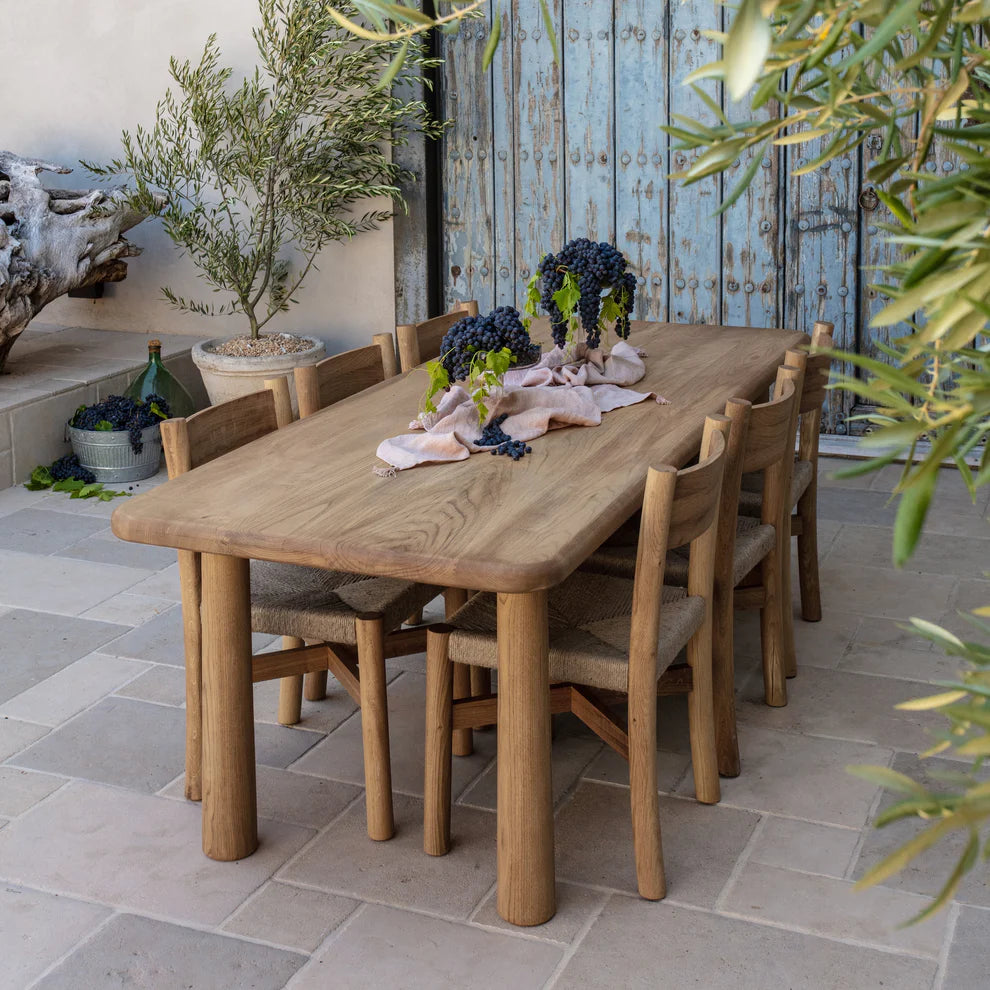 Asami Ceviz Yemek & Toplantı Masası-Yemek Masası-Innature Home-Açık Meşe-NowShopFun