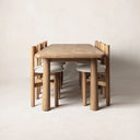Asami Ceviz Yemek & Toplantı Masası-Yemek Masası-Innature Home-Açık Meşe-NowShopFun