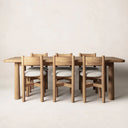 Asami Ceviz Yemek & Toplantı Masası-Yemek Masası-Innature Home-Açık Meşe-NowShopFun
