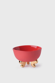Aslan Ayaklı Dörtlü Porselen Kase Seti-Kase-Maji Atelier-NowShopFun