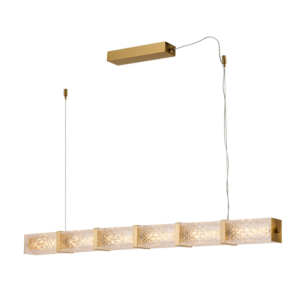 Aspen Kristal Camlı Yuvarlak Avize-Avize-Atolye Store-110 cm Masa Üstü-NowShopFun