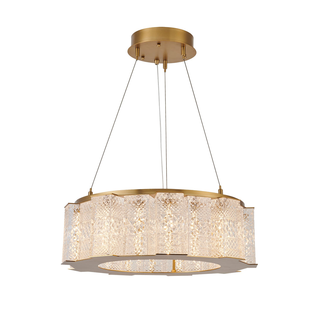Aspen Kristal Camlı Yuvarlak Avize-Avize-Atolye Store-60 cm Yuvarlak-NowShopFun