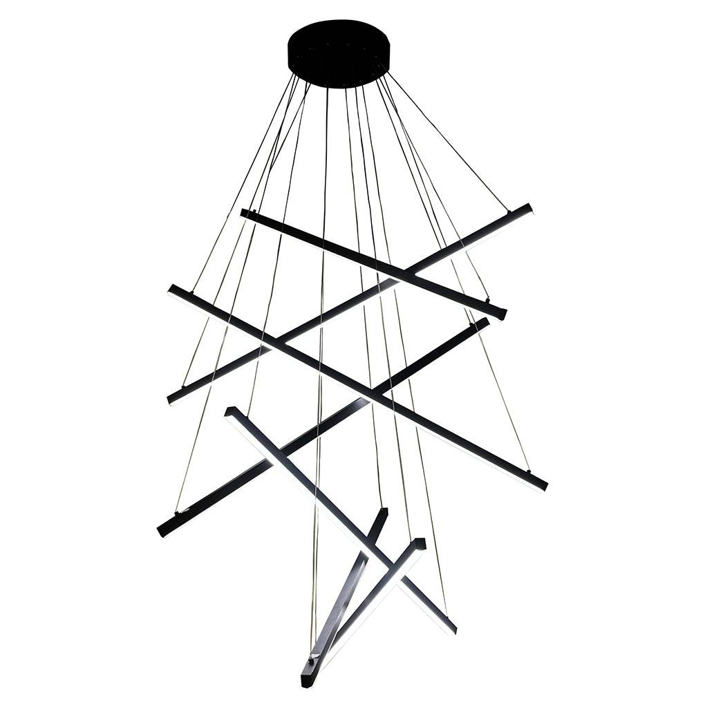 Astrail Yüksek Tavan, Galeri Boşluğu Sarkıt Led Avize 7 X 100 Cm