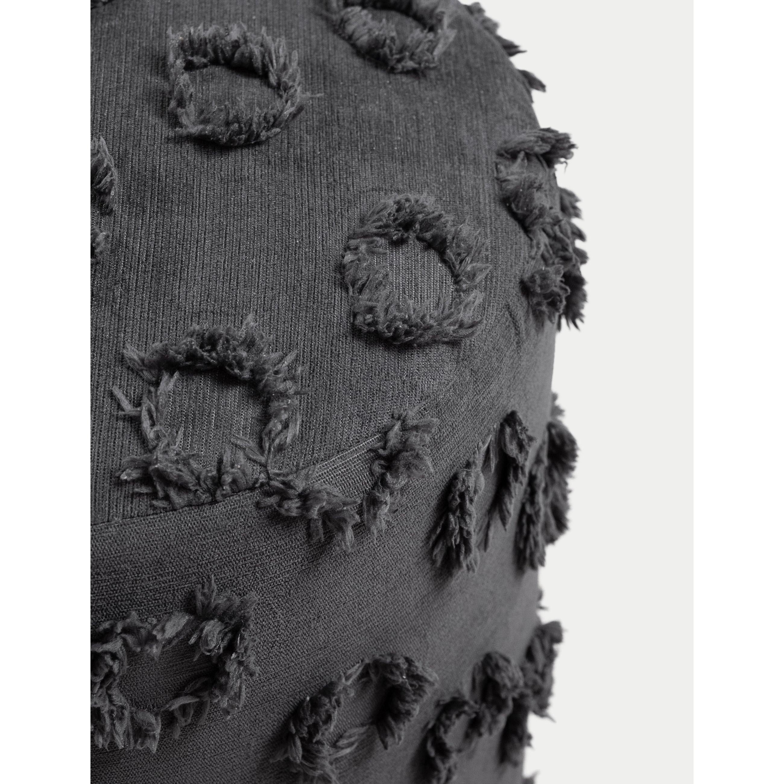 Astrid Dokuma Puf - Antrasit