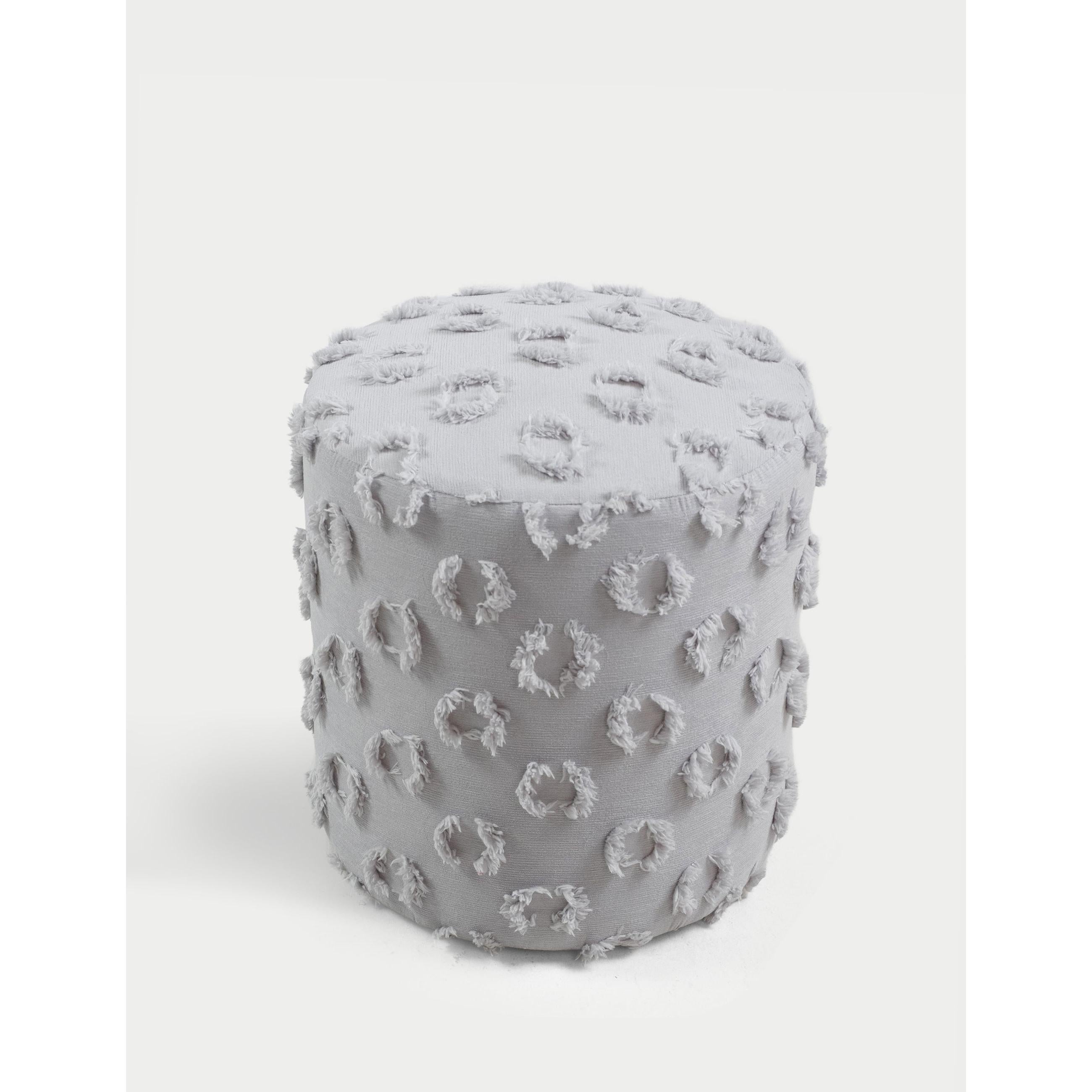 Astrid Dokuma Puf - Gri