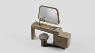 Atelier Noir Makyaj Masası-Lignea Concept-Amerikan Ceviz-NowShopFun