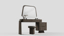 Atelier Noir Makyaj Masası-Lignea Concept-Amerikan Ceviz-NowShopFun