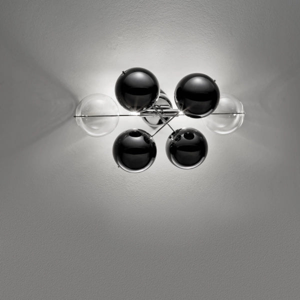 Atom Kristal Siyah Aplik