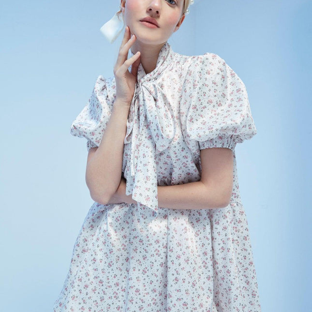 Audrey Çiçek Desenli Elbise-Sinem Taşkın-nowshopfun