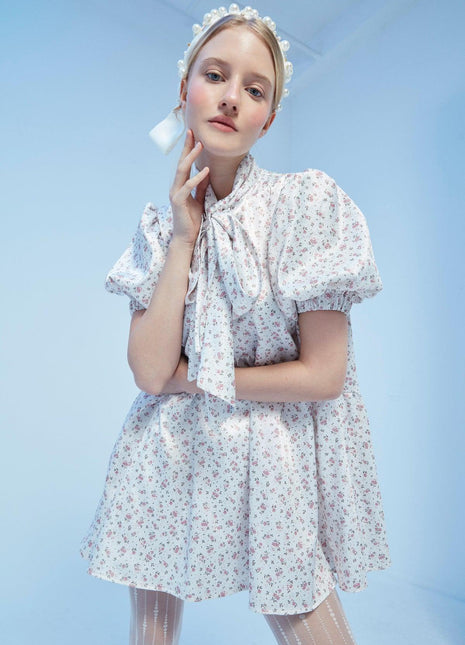 Audrey Çiçek Desenli Elbise-Sinem Taşkın-nowshopfun
