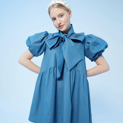 Audrey Mavi Elbise-Sinem Taşkın-nowshopfun