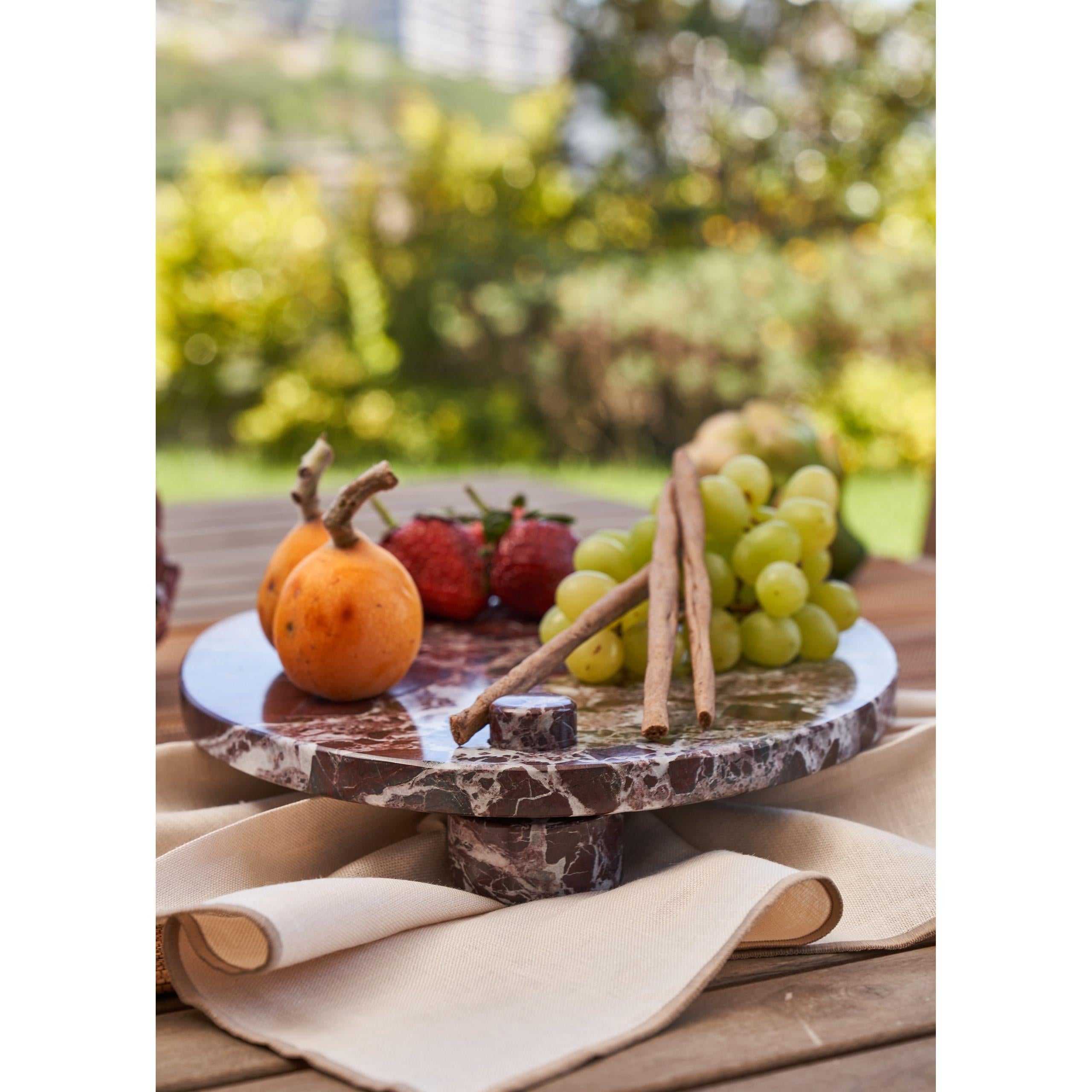 Aura Ela Plate Mermer Sunumluk