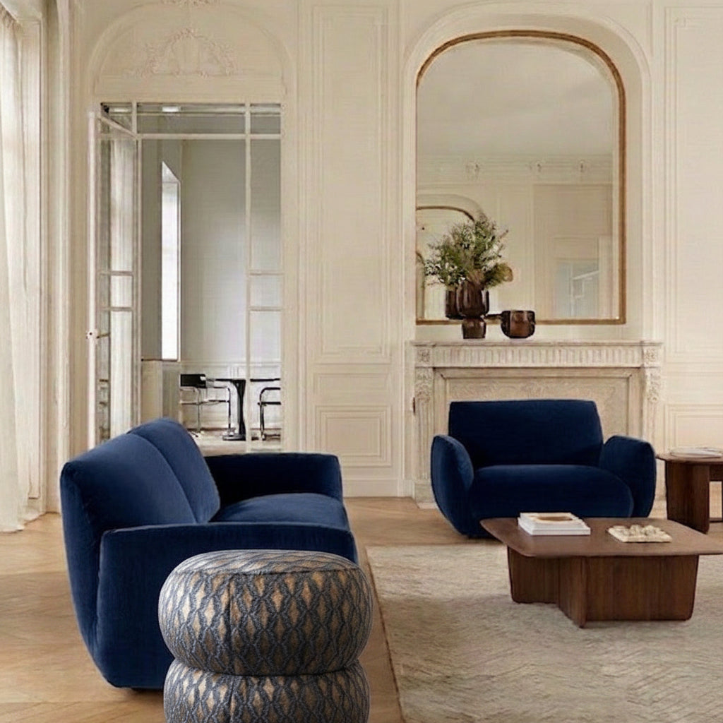 Aura, Gold Edition Kadife Puf/Yan Koltuk