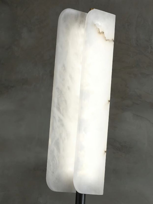 Aura Mermer Led Lambader-Lambader-Tarz Aydınlatma-NowShopFun