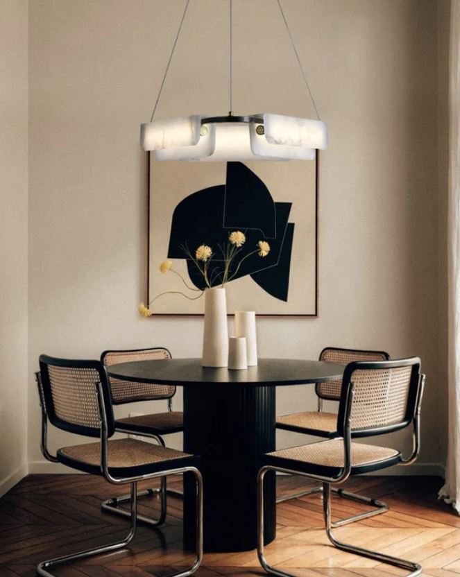 Aura Mermer Led Sarkıt Avize 1-Avize-Tarz Aydınlatma-NowShopFun