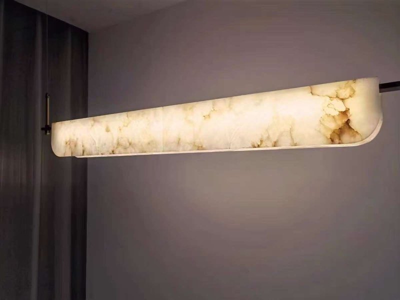 Aura Mermer Led Sarkıt Avize-Avize-Tarz Aydınlatma-NowShopFun