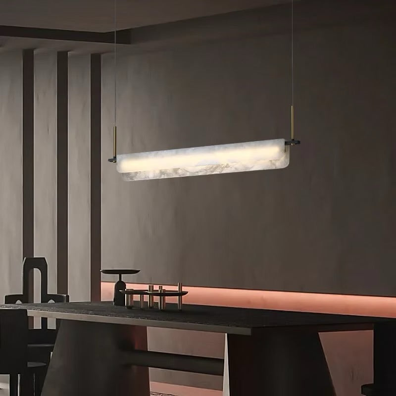 Aura Mermer Led Sarkıt Avize-Avize-Tarz Aydınlatma-NowShopFun