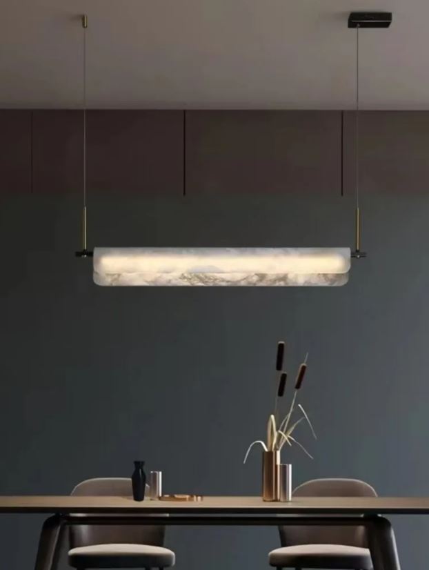 Aura Mermer Led Sarkıt Avize-Avize-Tarz Aydınlatma-NowShopFun