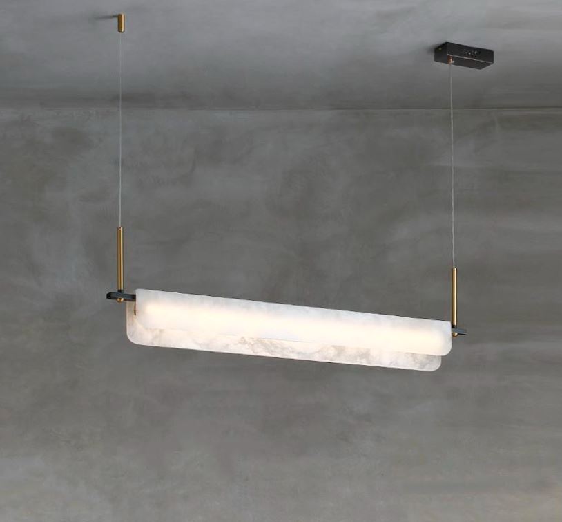 Aura Mermer Led Sarkıt Avize-Avize-Tarz Aydınlatma-NowShopFun