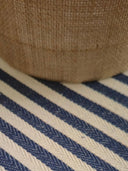 Aura – Navy Stripe & Jute Abajur