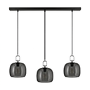 Aurelia Small Füme Cam Sarkıt 3'lü Set Krom-SARKIT-Lumiana-NowShopFun