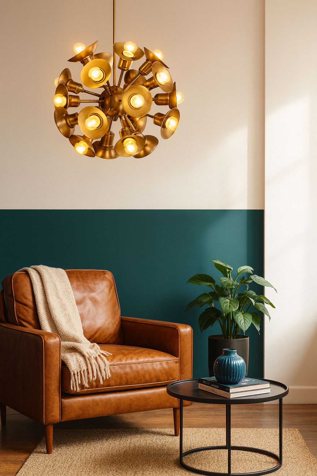 Aurora Brass 20'li Sarkıt Avize-Tavan Aydınlatması-livingstore-NowShopFun