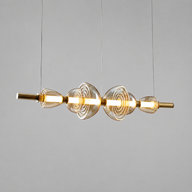 Aurora Luminocity Sarkıt Aydınlatma-Sarkıt Aydınlatma-Rose Lighting-L (Füme)-NowShopFun