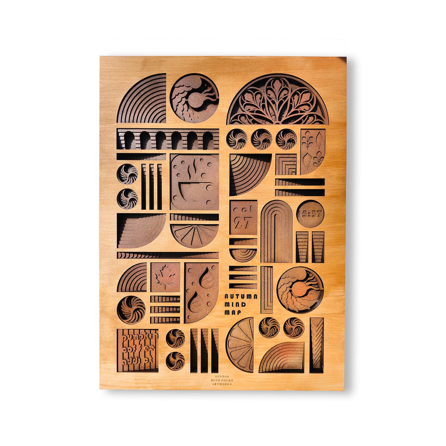 Autumn Mind Map Tablo