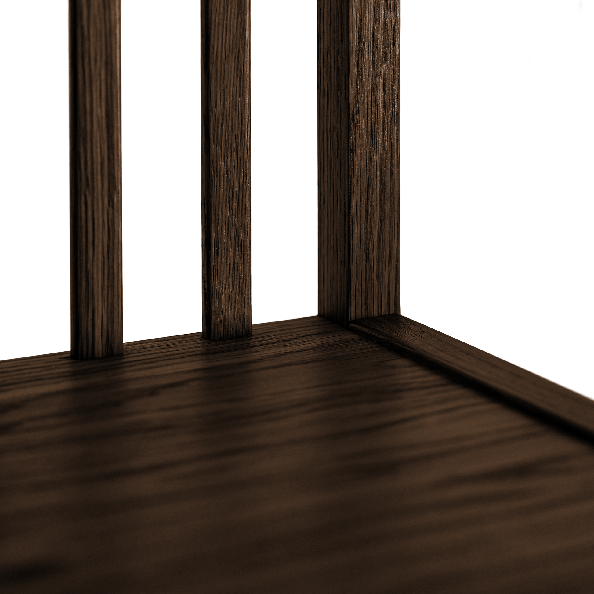 Avila Çıtalı Kitaplık Koyu Meşe