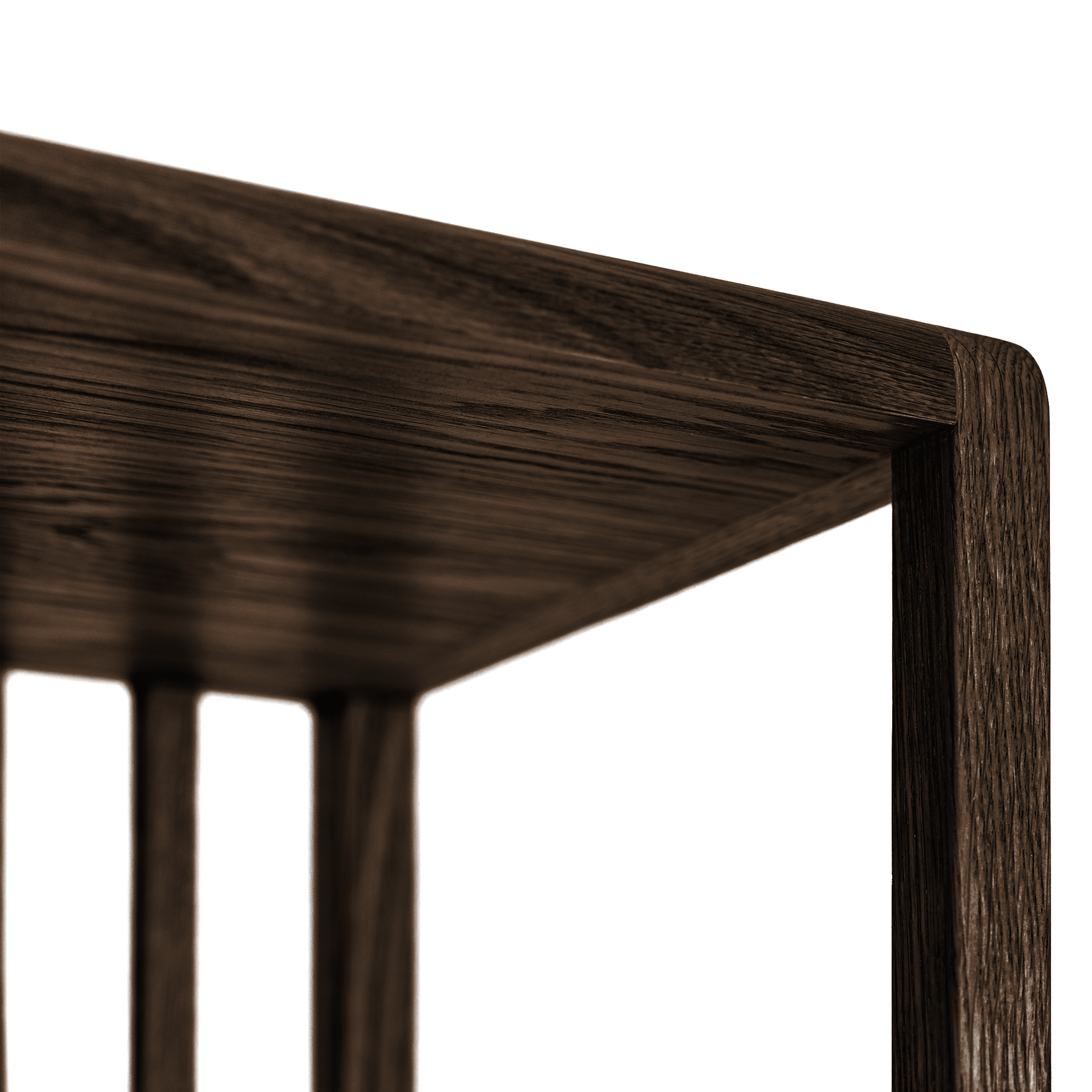 Avila Çıtalı Kitaplık Koyu Meşe