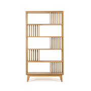 Avila Çıtalı Kitaplık | Natürel Meşe