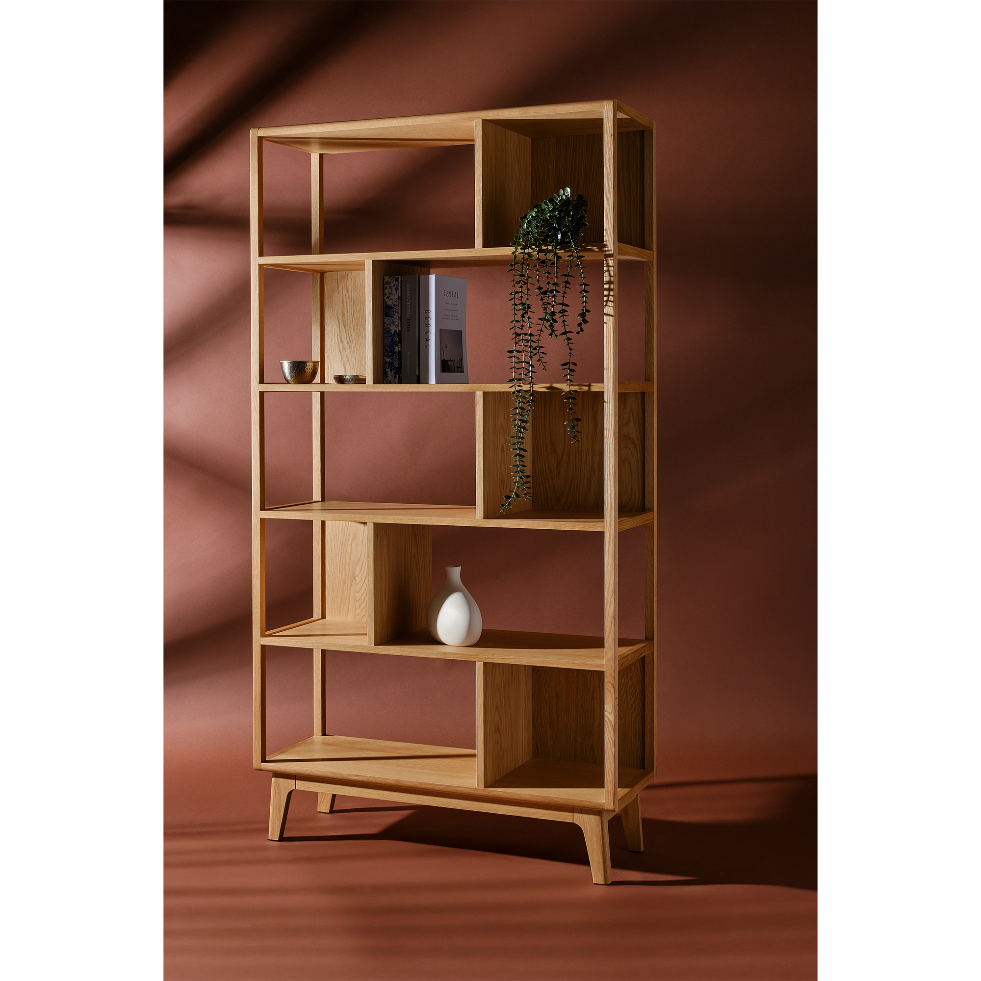 Avila Düz Kitaplık | Natürel Meşe