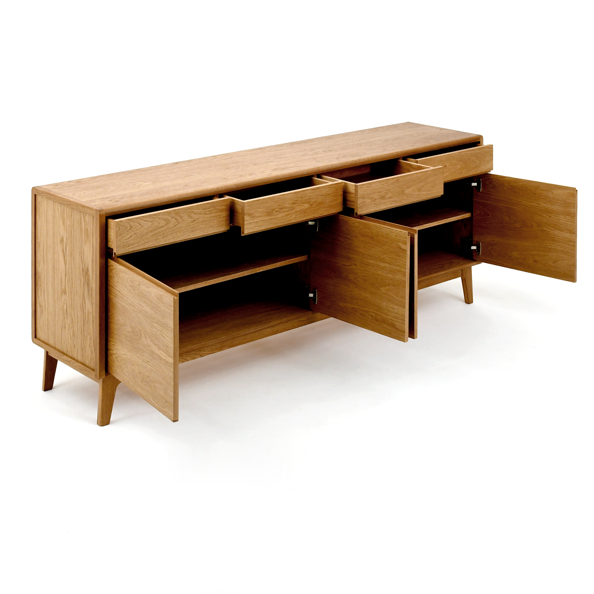 Avila Geniş Konsol Natürel Meşe