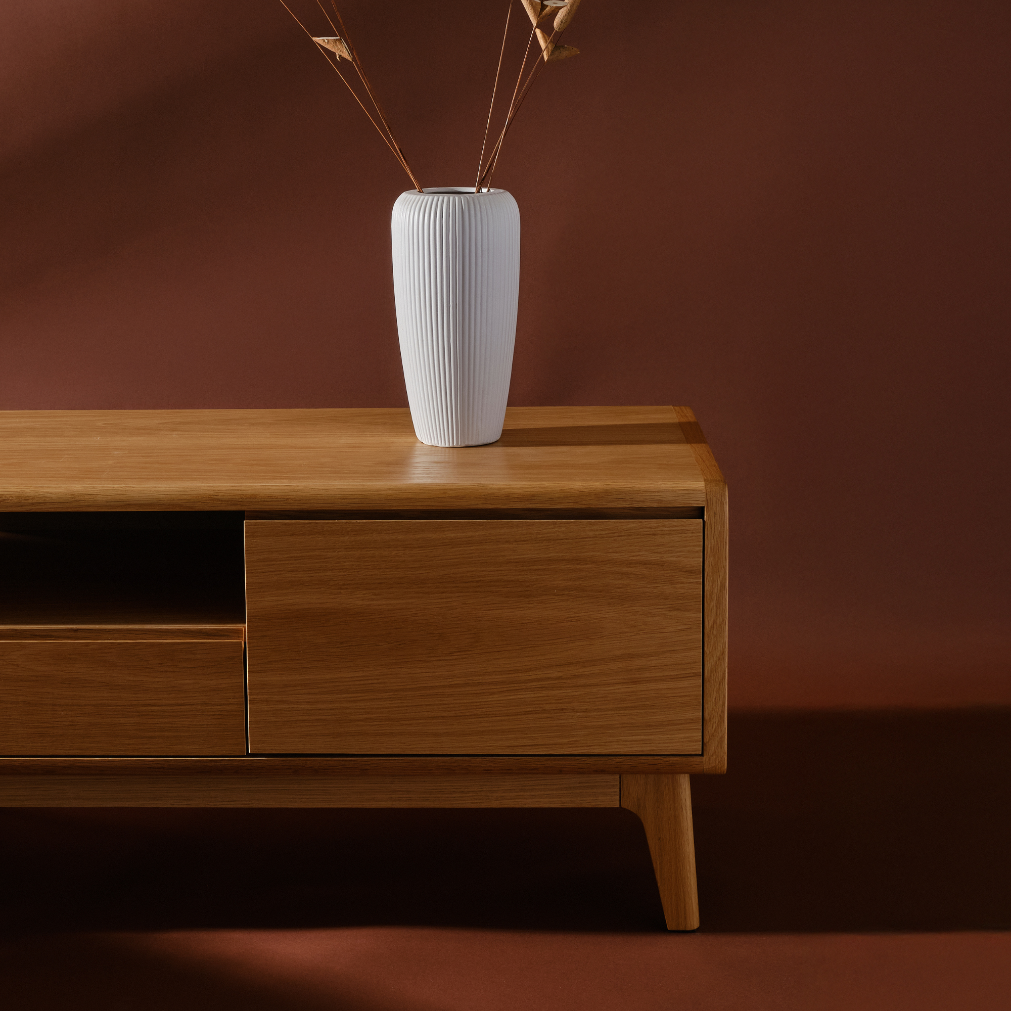 Avila Tv Ünitesi - 180 Cm | Natürel Meşe