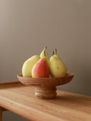 Ayaklı Ahşap Sunum Tabağı-Sunum Tabağı-Kos Living-23x23x10 cm-Natural-NowShopFun