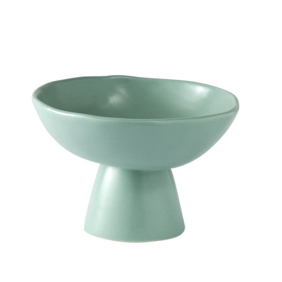 Ayaklı Stoneware Servis Standı-Kase-Edizione Living-Mint-Orta-NowShopFun