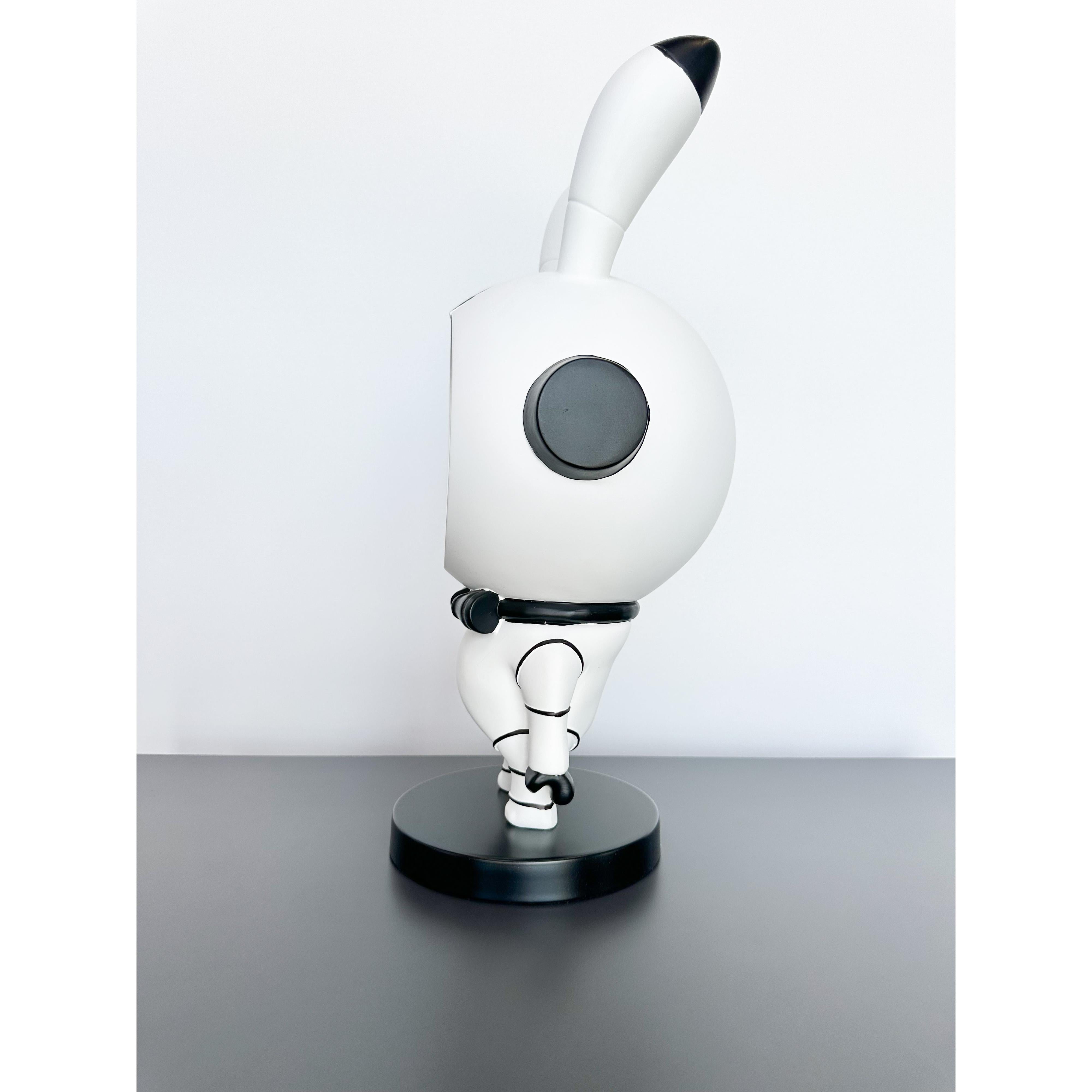 Aynalı Astronot Tavşan Dekoratif Obje