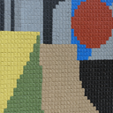 Subtraction, Archworks #15 Tablo-Tablo-The Clique Artworks-100 x 130 cm/39,4 x 51,2 in-Tuval üzerine yağlı boya-NowShopFun