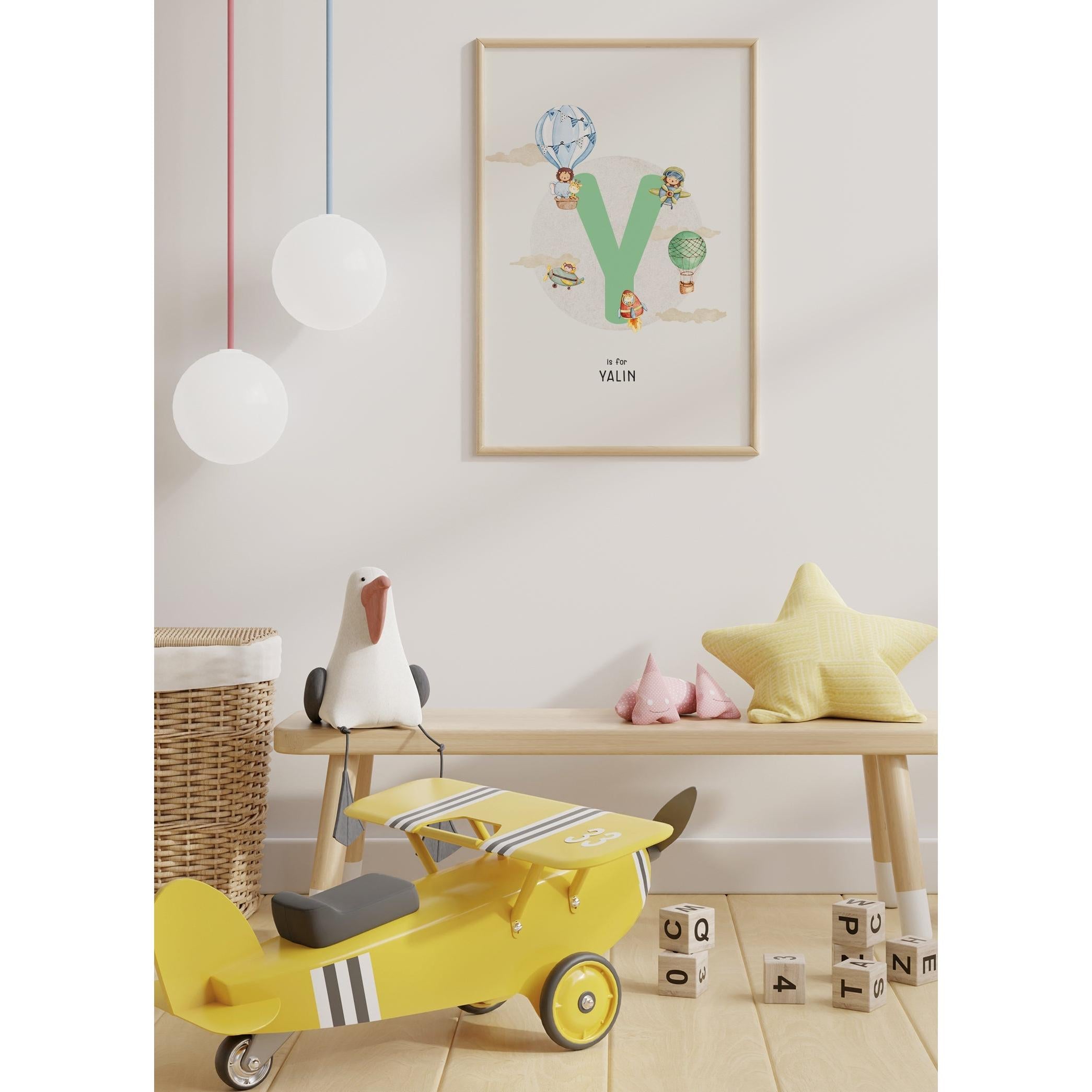 Baby Boy Letter Çocuk Odası Tablo