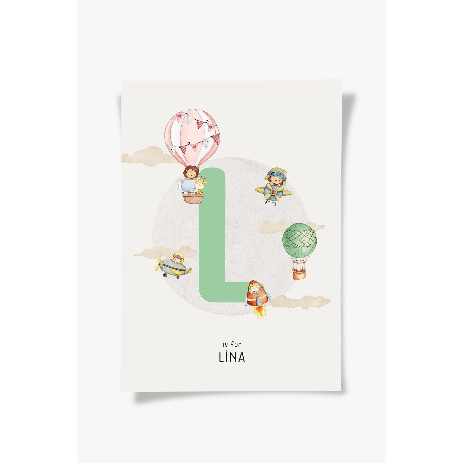 Baby Girl Letter Çocuk Odası Tablo