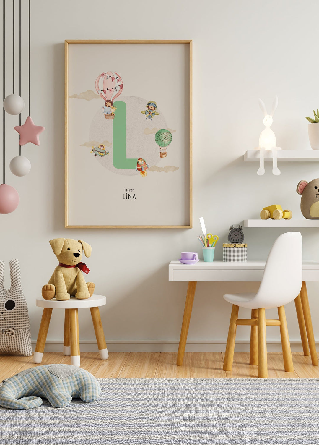 Baby Girl Letter | Çocuk Odası Tablo-Tablo-ODA.products-30x40-Çerçevesiz-NowShopFun