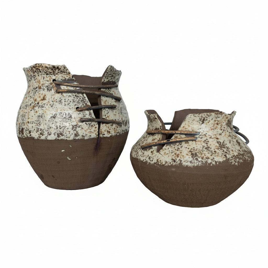 Bağcık Detay Seramik Vazolar