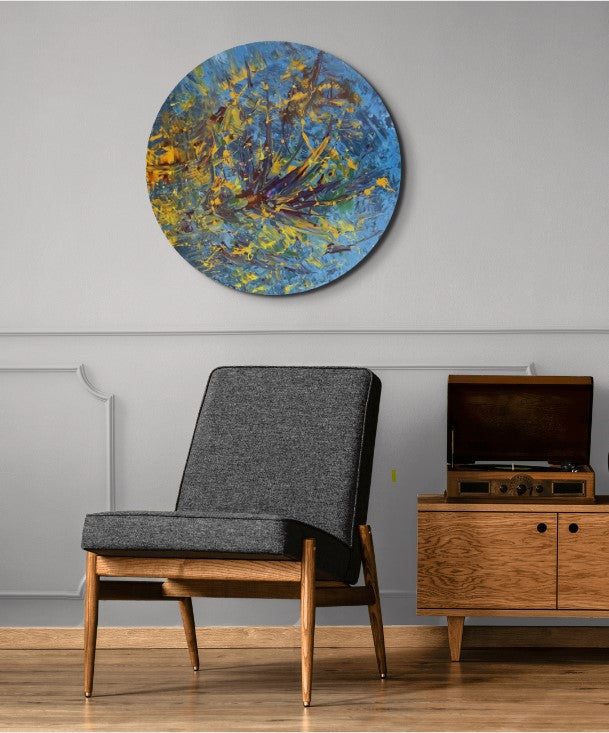 Bahar Geldi - Soyut Tablo-Tablo-Ebru Sayer Art & Design-NowShopFun