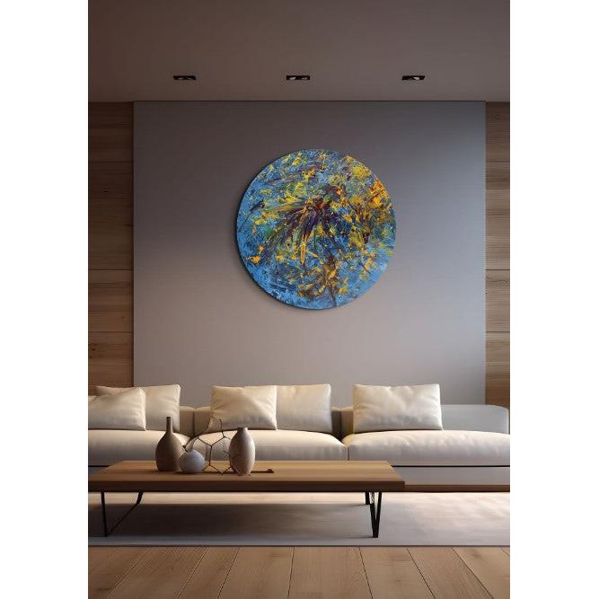 Bahar Geldi - Soyut Tablo-Tablo-Ebru Sayer Art & Design-NowShopFun