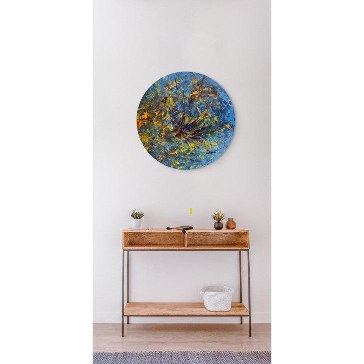 Bahar Geldi - Soyut Tablo-Tablo-Ebru Sayer Art & Design-NowShopFun