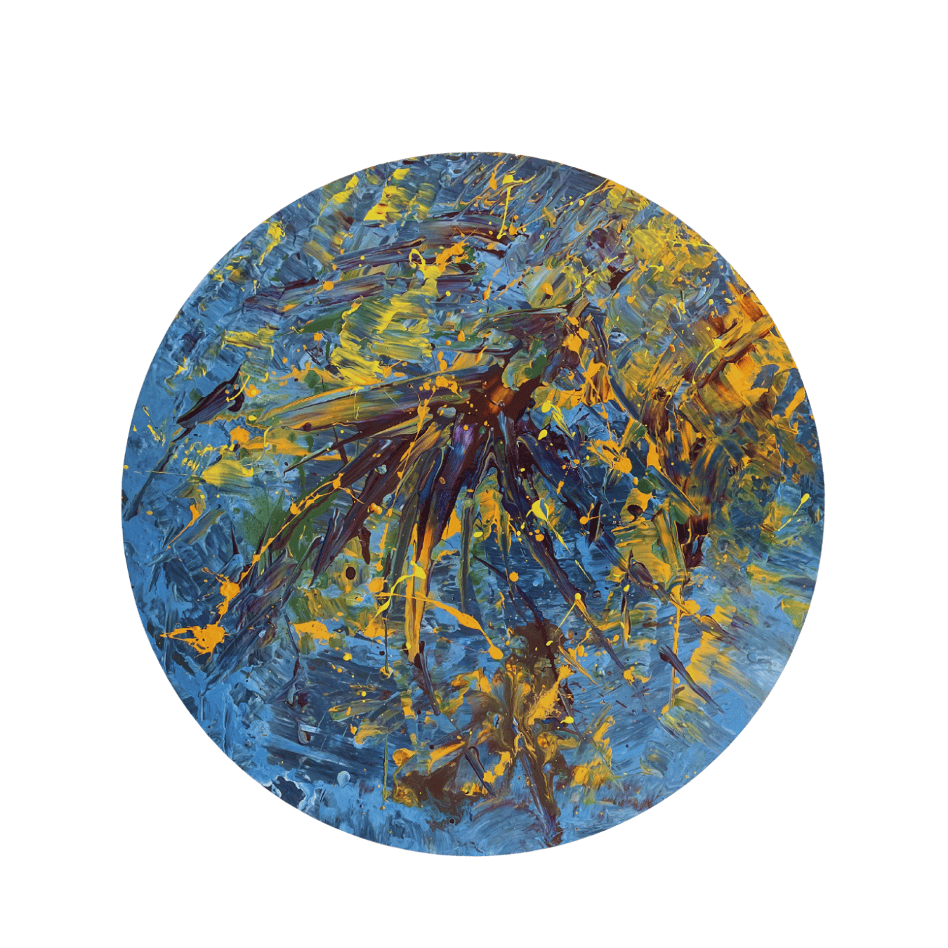 Bahar Geldi - Soyut Tablo-Tablo-Ebru Sayer Art & Design-NowShopFun