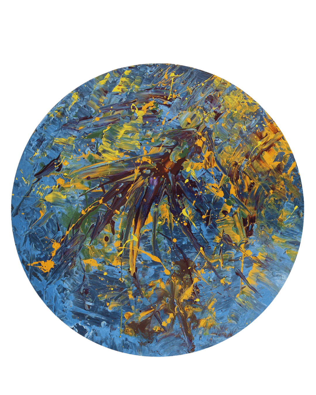 Bahar Geldi - Soyut Tablo-Tablo-Ebru Sayer Art & Design-NowShopFun