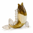 Balık Formunda Dekoratif Cam Vazo-Vazo-Garni Design House-NowShopFun